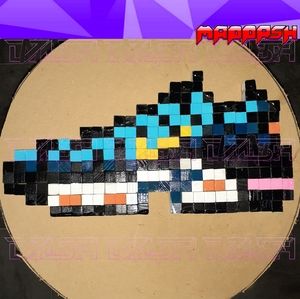 Nike Vapormax Pro Wood Art Pixel Art Wall Decor